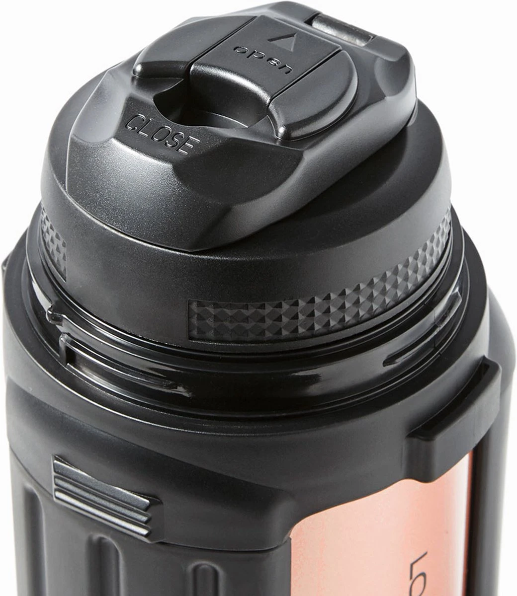 Lock&Lock Thermoskan - Isoleerkan - Thee En Koffie - Lekvrij - 1,5 Liter - RVS - Inklapbaar Handvat - Koper Roze - Afbeelding 6