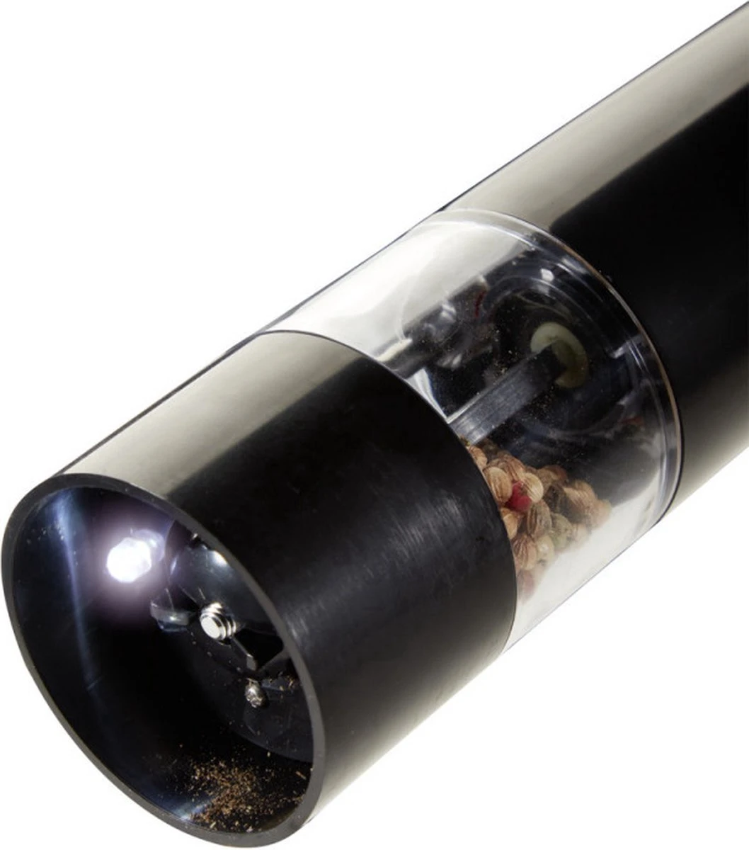 IGOODS Keramiek Elektrische Pepermolen En Zoutmolen - Pepermolen - Zoutmolen - 2 Stuks- Wit - Afbeelding 3