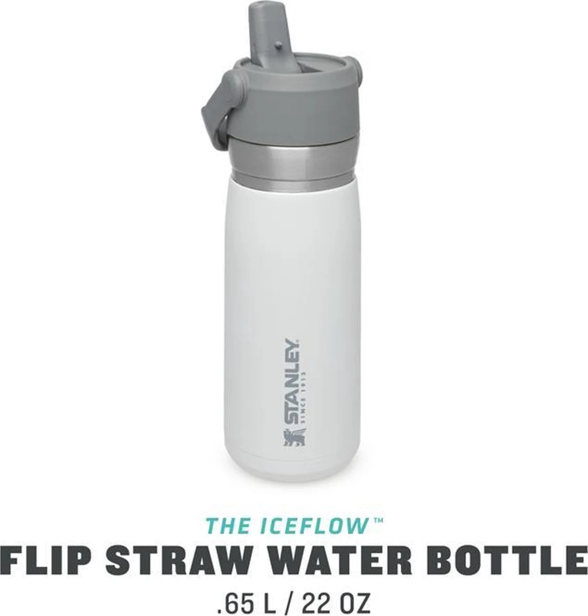 Stanley The IceFlow™ Flip Straw Water Bottle 0,65L - Thermosfles - Saffron - Afbeelding 13