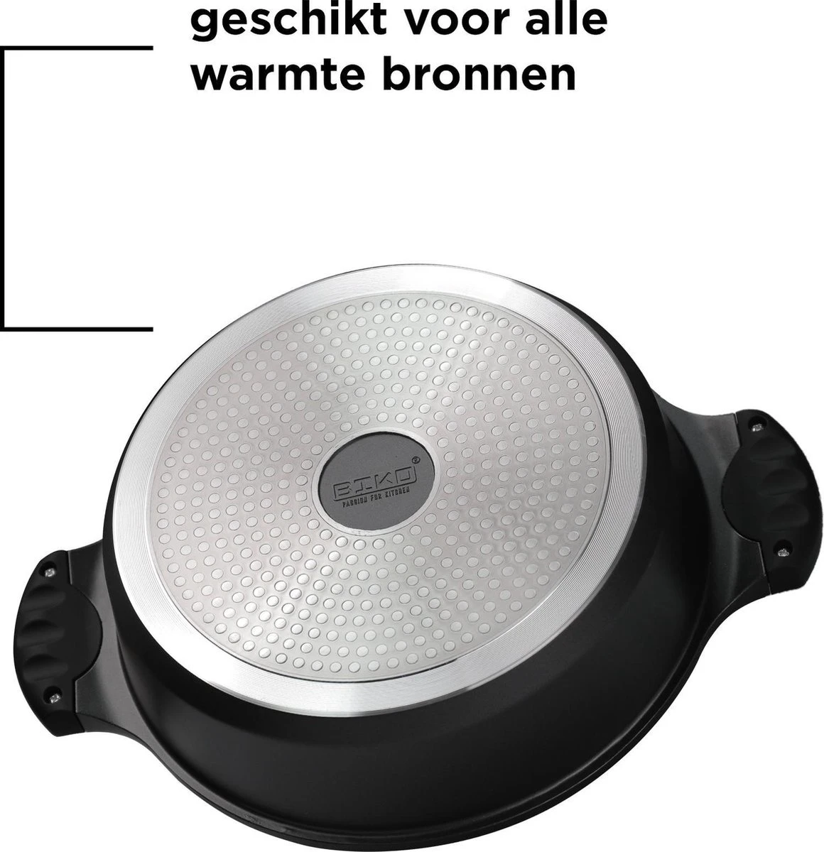 BIKO | Luxe Aluminium Tajine Inductie| Tagine | Geschikt Voor 4-8 Personen - Inductie - Zwart - Afbeelding 3