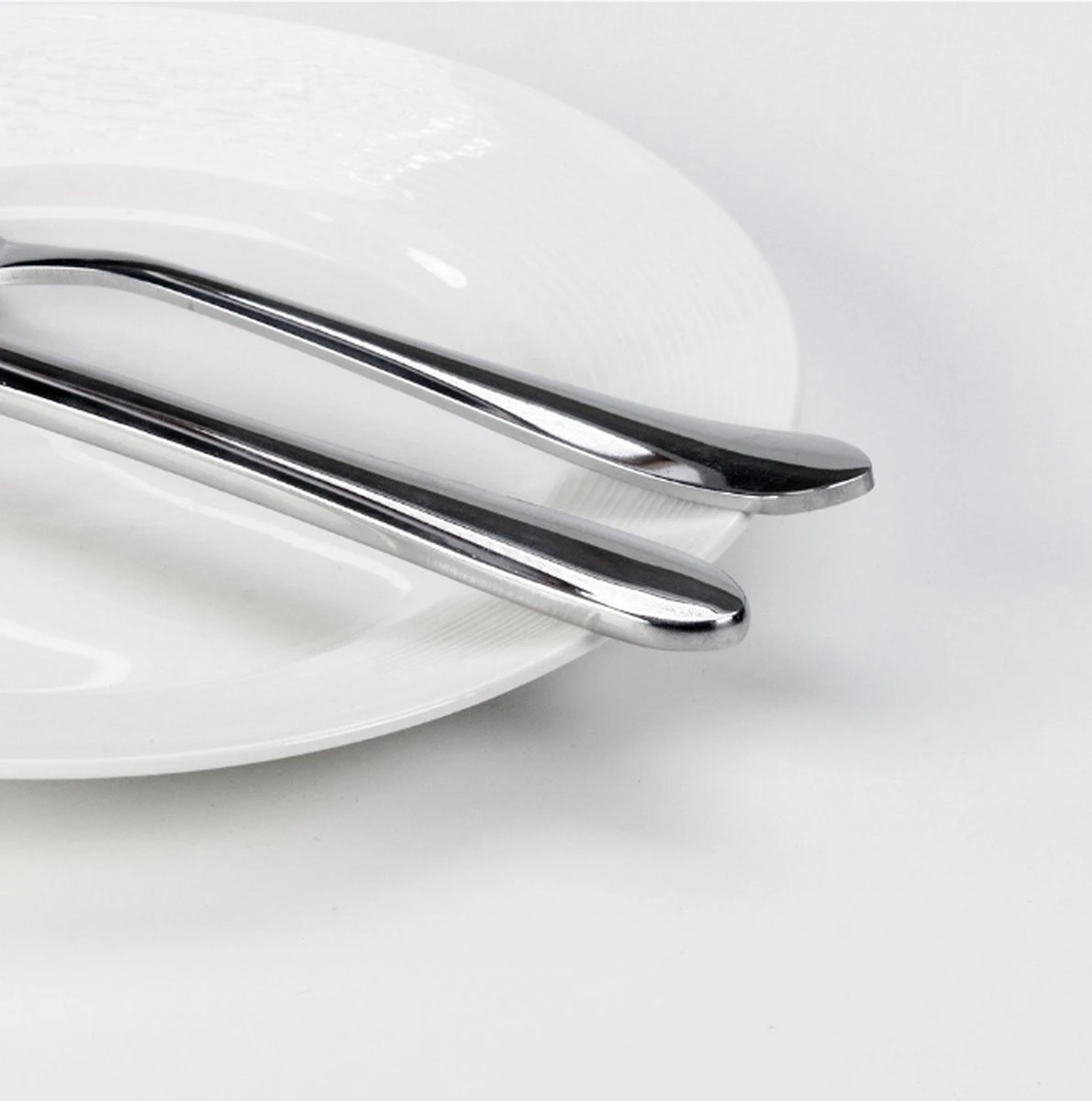 Merkloos Bestekset Luxe Round 24-delig | Premium Quality | 6 Personen - Afbeelding 3