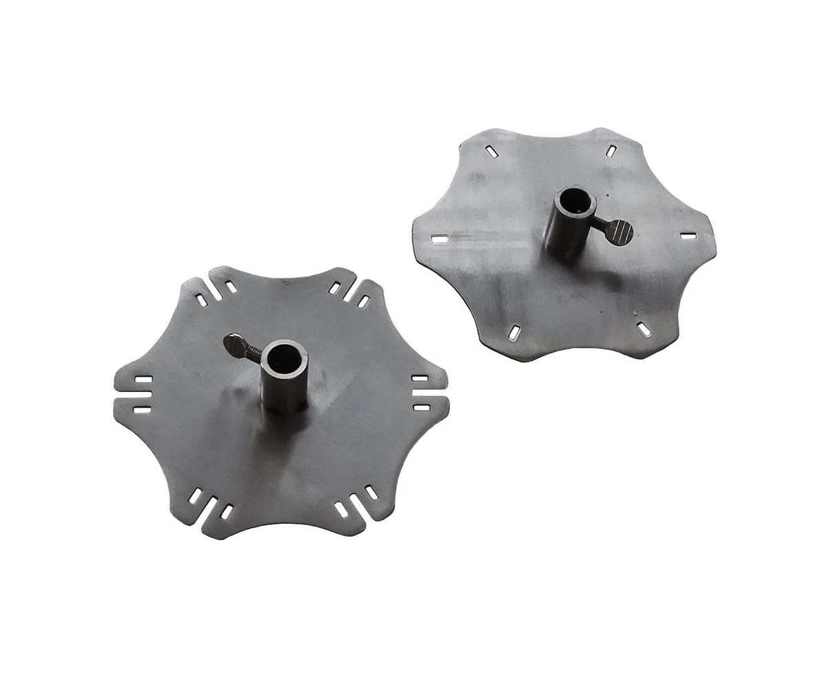 BBQ Rotisserie Kebab Spiezen Set (universele Set Geschikt Voor De Meeste Rotisseries / BBQ Spitten) - Afbeelding 3