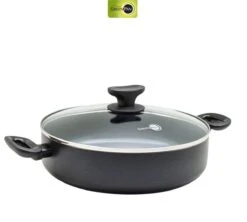 Greenpan Torino Keramische Hapjespan - 28 Cm - Met Glazen Deksel