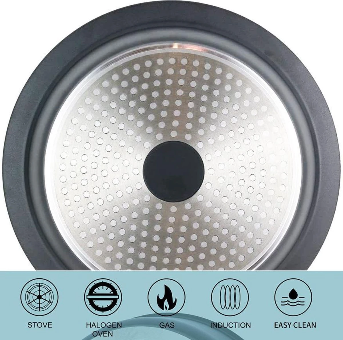 Tajine Van Aardewerk En Gegoten Aluminium, Ook Geschikt Voor Inductie - Afbeelding 3