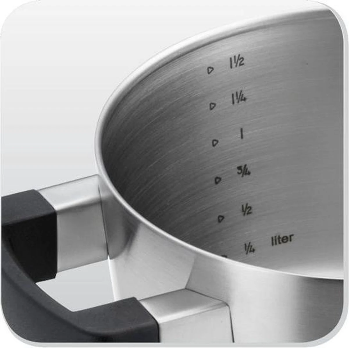 BK Conical Cool Glas Pannenset - 5-delig - Glazen Deksels - Geschikt Voor Alle Warmtebronnen - Afbeelding 6