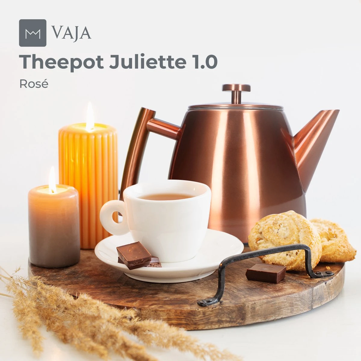 Vaja® Theepot Juliette Rosé Dubbelwandig - Afbeelding 6