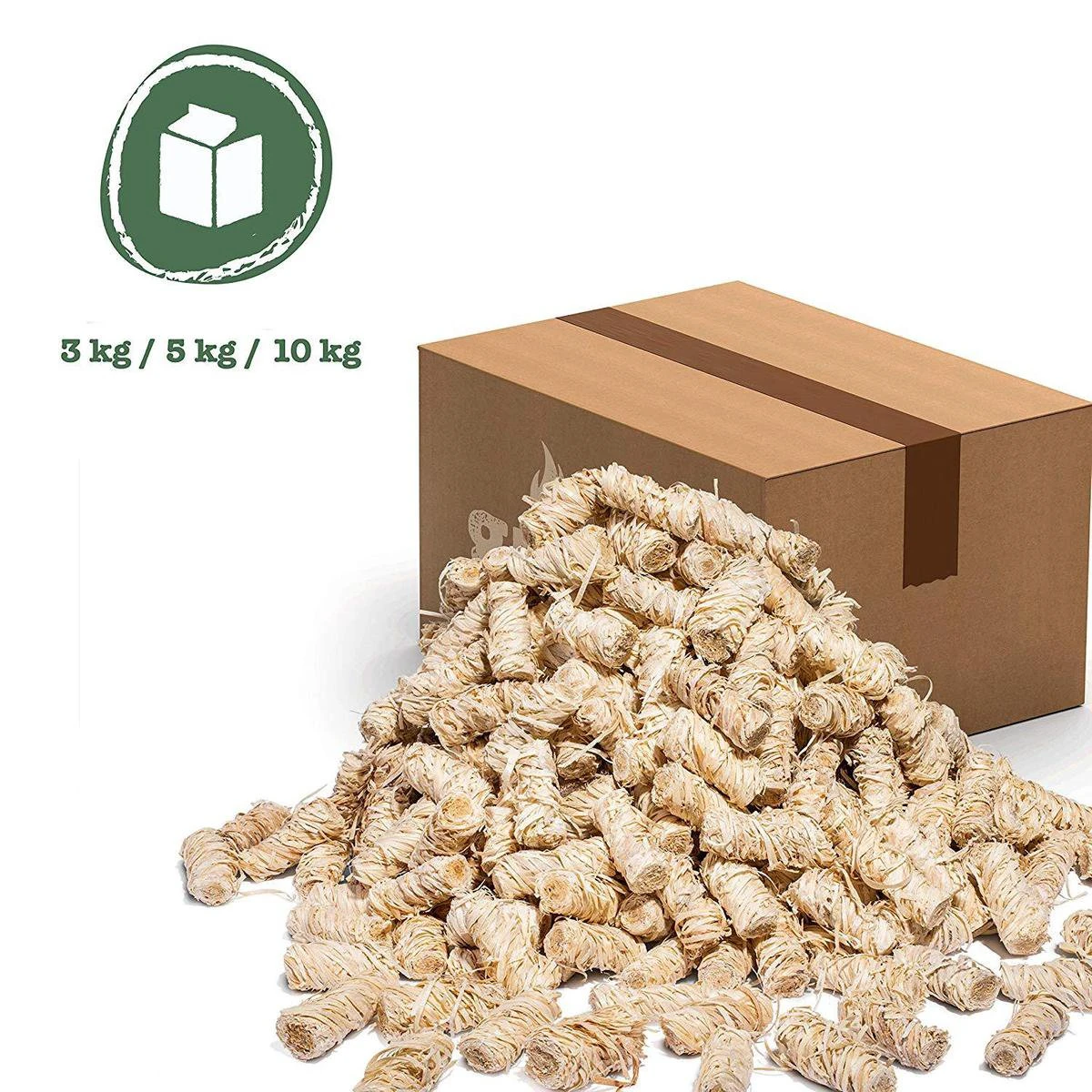 Grillas Aanmaakblokjes Voor Openhaard En Barbecue - 10kg - 670 Stuks - Afbeelding 5