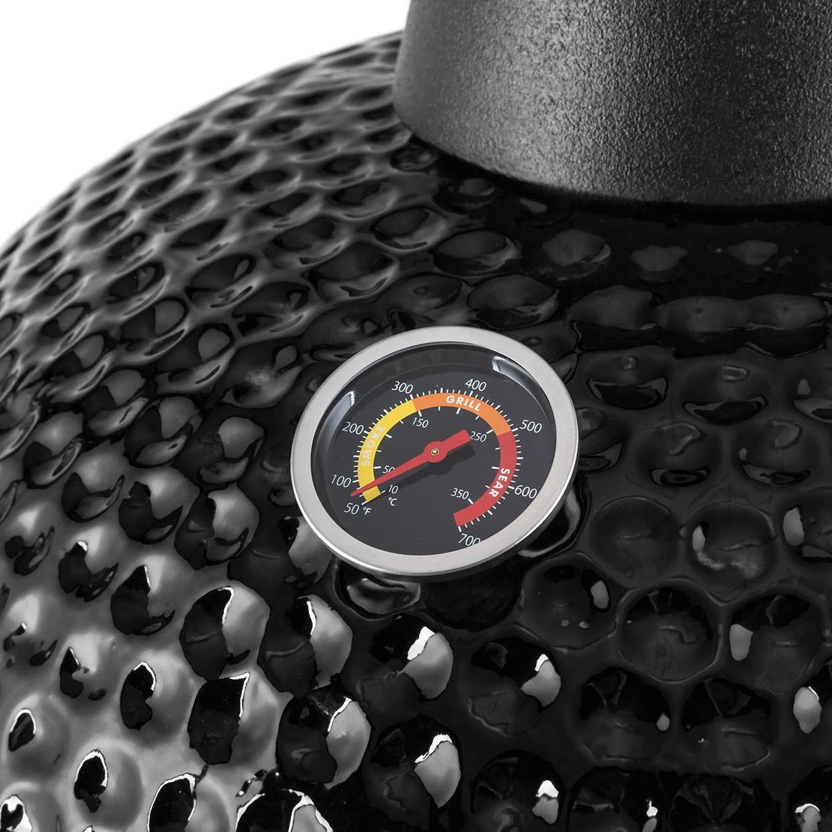 Patton Kamado Houtskool Barbecue - 18" - Grilloppervlak Ø 39 Cm - Met Bluetooth Thermometer - Groen - Afbeelding 12