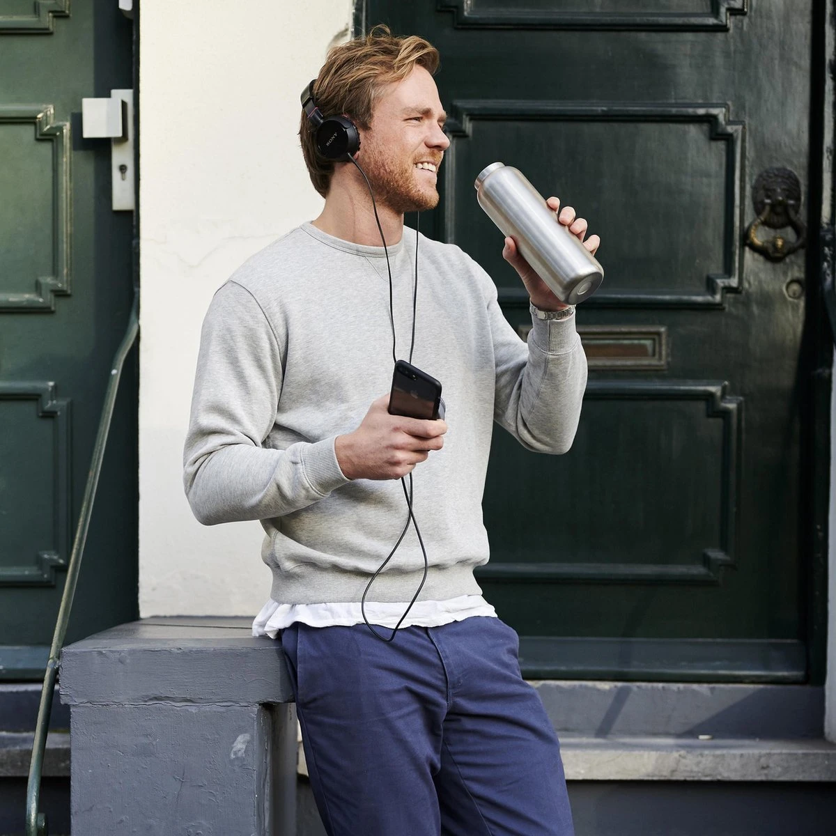 Mepal – Isoleerfles Ellipse 900 Ml – Houdt Je Drankje 12 Uur Warm En 24 Uur Koud – Natural Brushed – Geschikt Voor Bruiswater – Thermosfles – Lekdicht - Afbeelding 7