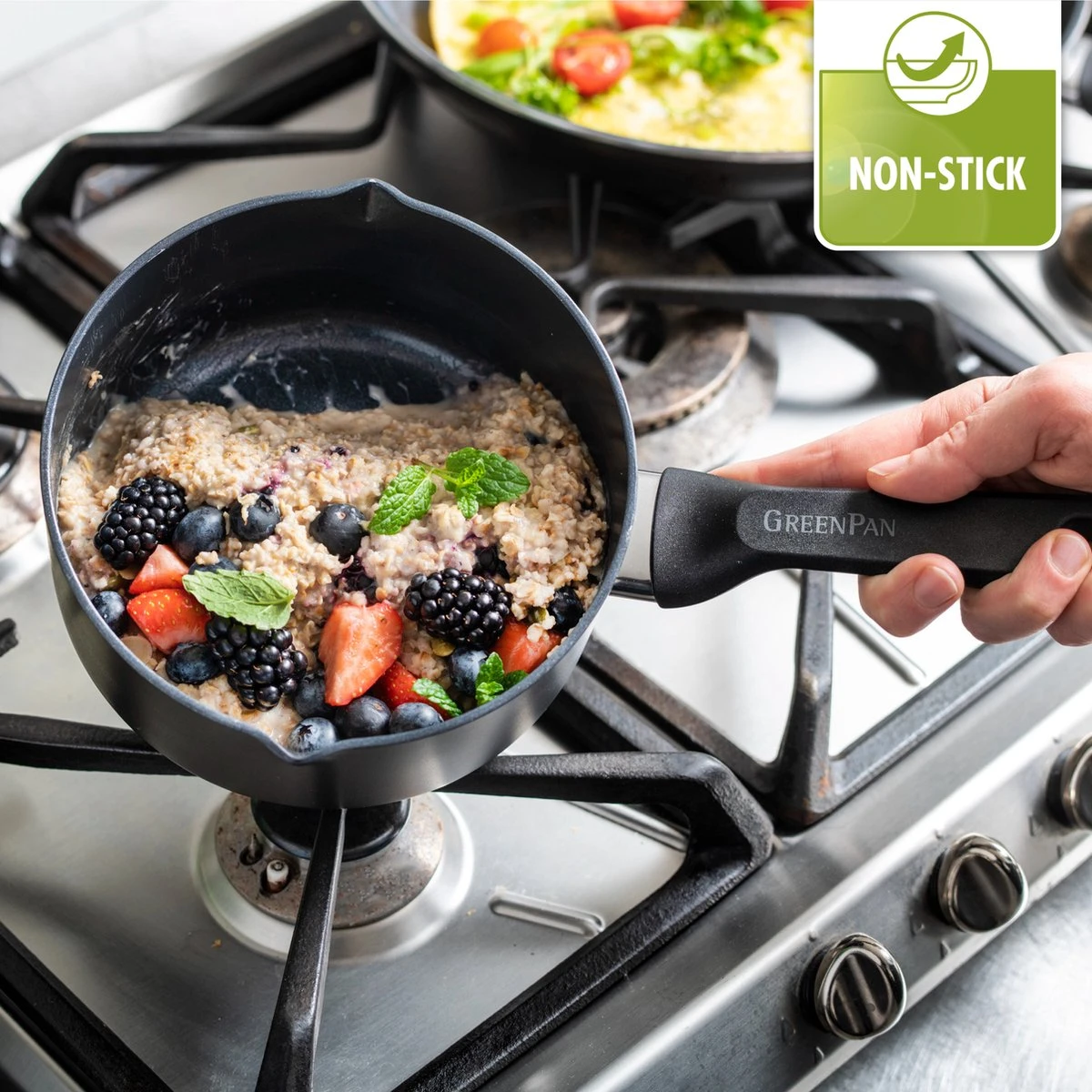 GreenPan Memphis Pannenset - 20-delig - Zwart - Inductie - PFAS-vrij - Afbeelding 7
