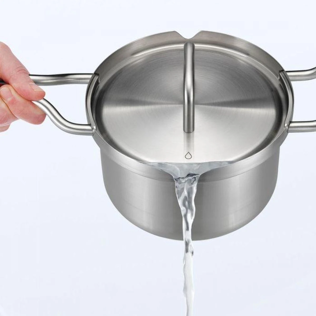 BK Q-linair Master RVS Pannenset - 5-delig - Veilig Afgietsysteem - Afbeelding 3