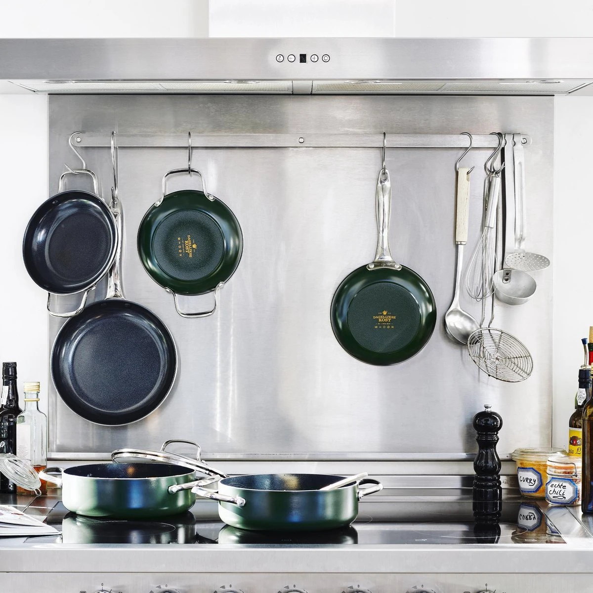 Dagelijkse Kost Door Jeroen Meus - Wok ø28cm - Inductie - Anti-aanbak - PFAS-vrij - Afbeelding 4