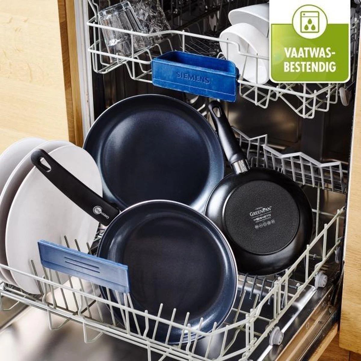 GreenPan Cambridge Koekenpan 26cm - Zwart - Inductie - PFAS-vrij - Afbeelding 9