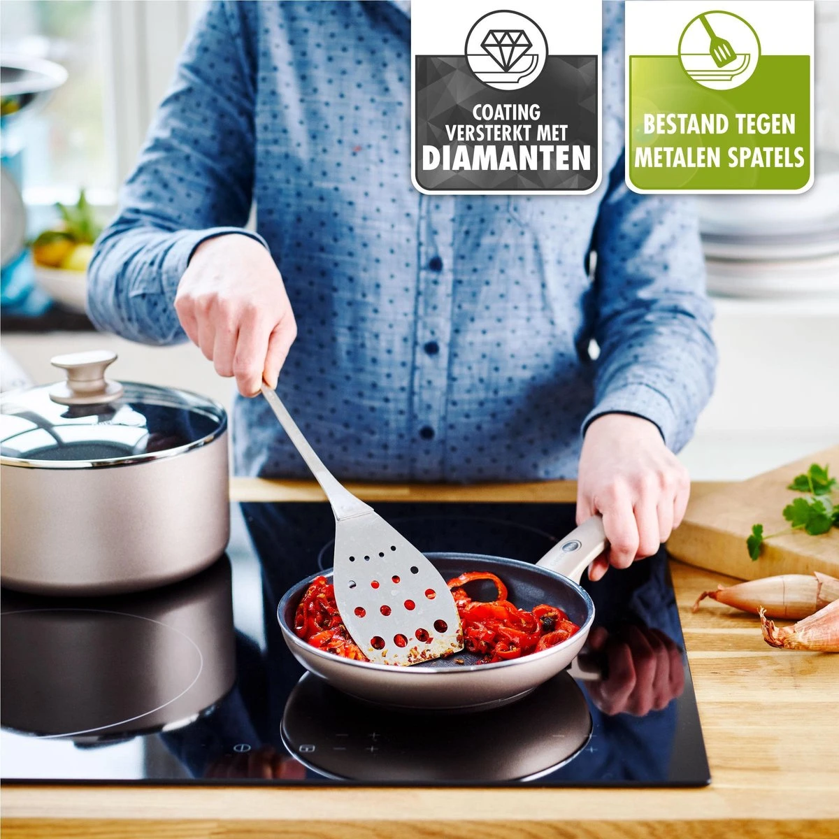 GreenPan Cambridge Koekenpan 20cm - Brons - Inductie - PFAS-vrij - Afbeelding 12