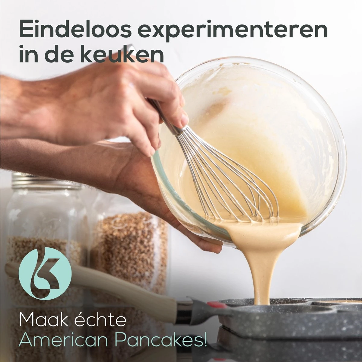 Culistar Pannenkoekenpan Inductie - Pancake Pan - Omeletpan - Omeletmaker - Eierpan - Inclusief Receptenboekje - Afbeelding 8