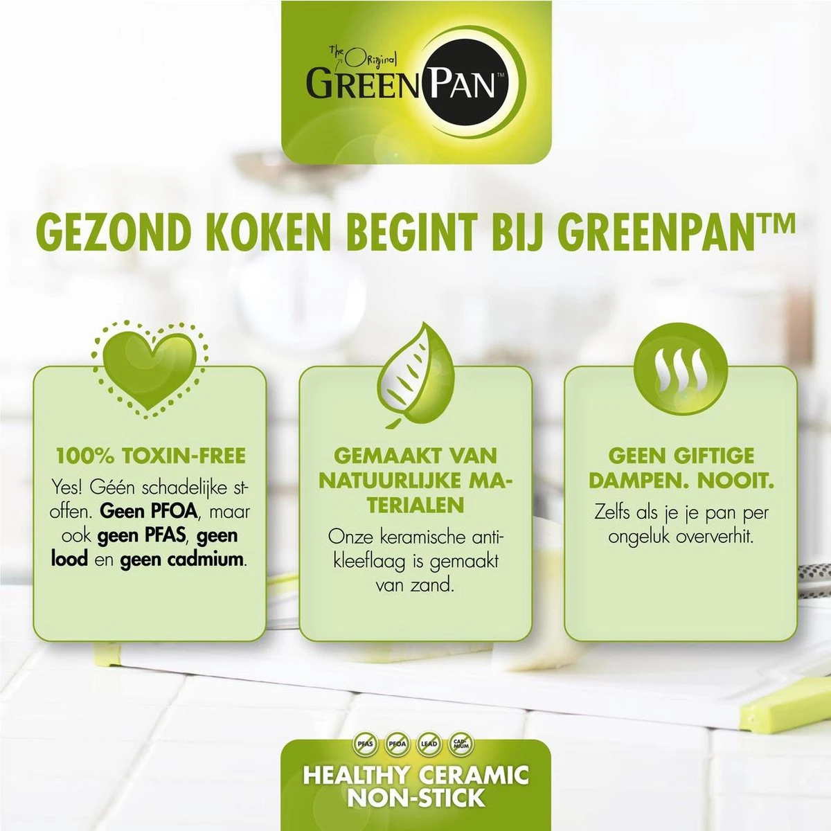 GreenPan Essentials Pannenkoekenpan 24cm - Zwart - Inductie - PFAS-vrij - Afbeelding 9