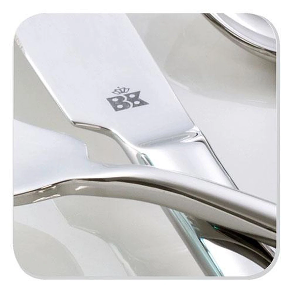 BK Waal Dessertlepels - 6 Stuks - 18/10 Edelstaal - Afbeelding 3