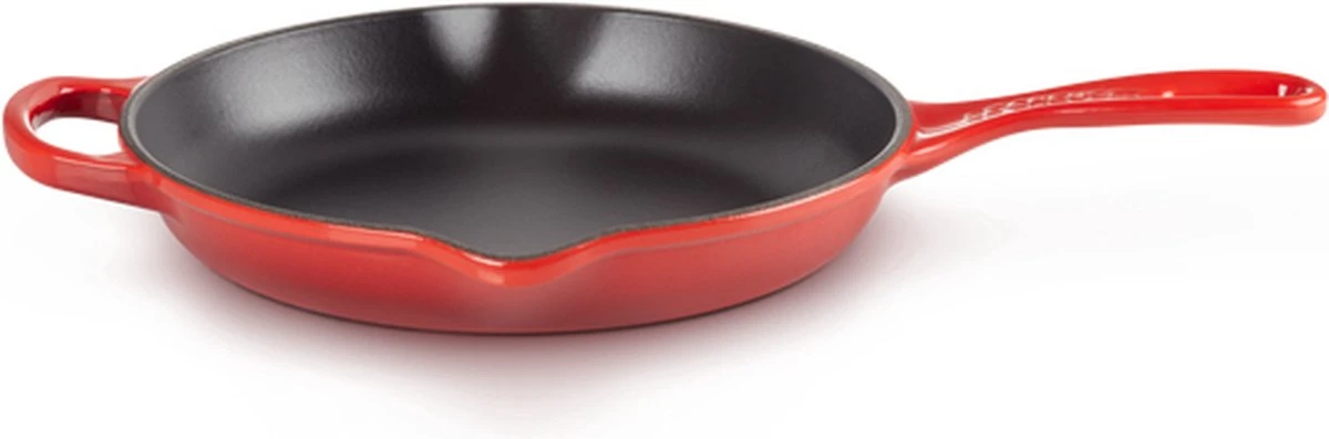 Le Creuset - Gietijzeren Ronde Skillet In Kersenrood 23cm - Afbeelding 6