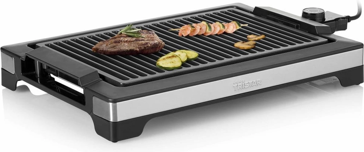 Tristar Bakplaat & Elektrische Grill BP-2780 – Elektrische Barbecue & Grillplaat – Voor Binnen En Buiten - Zwart - Afbeelding 11