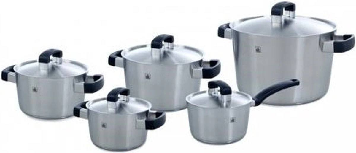 BK Conical Cool Glas Pannenset - 5-delig - Glazen Deksels - Geschikt Voor Alle Warmtebronnen - Afbeelding 16