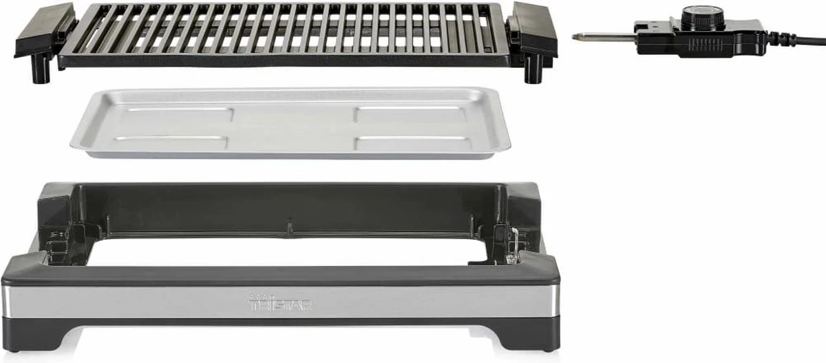 Tristar Bakplaat & Elektrische Grill BP-2780 – Elektrische Barbecue & Grillplaat – Voor Binnen En Buiten - Zwart - Afbeelding 10