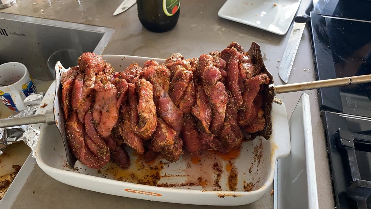 BBQ Rotisserie Kebab Spiezen Set (universele Set Geschikt Voor De Meeste Rotisseries / BBQ Spitten) - Afbeelding 5