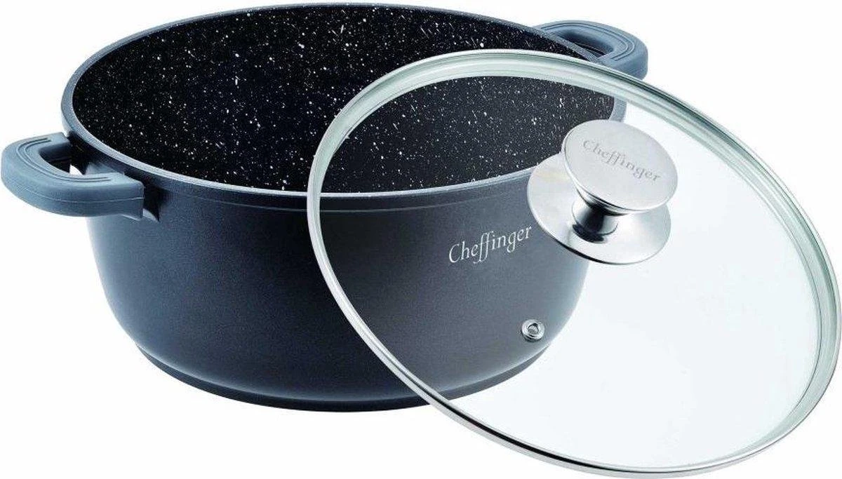 Cheffinger Cooking | Braadpan Met Deksel | 24cm | Alle Warmtebronnen | DC24 - Afbeelding 5