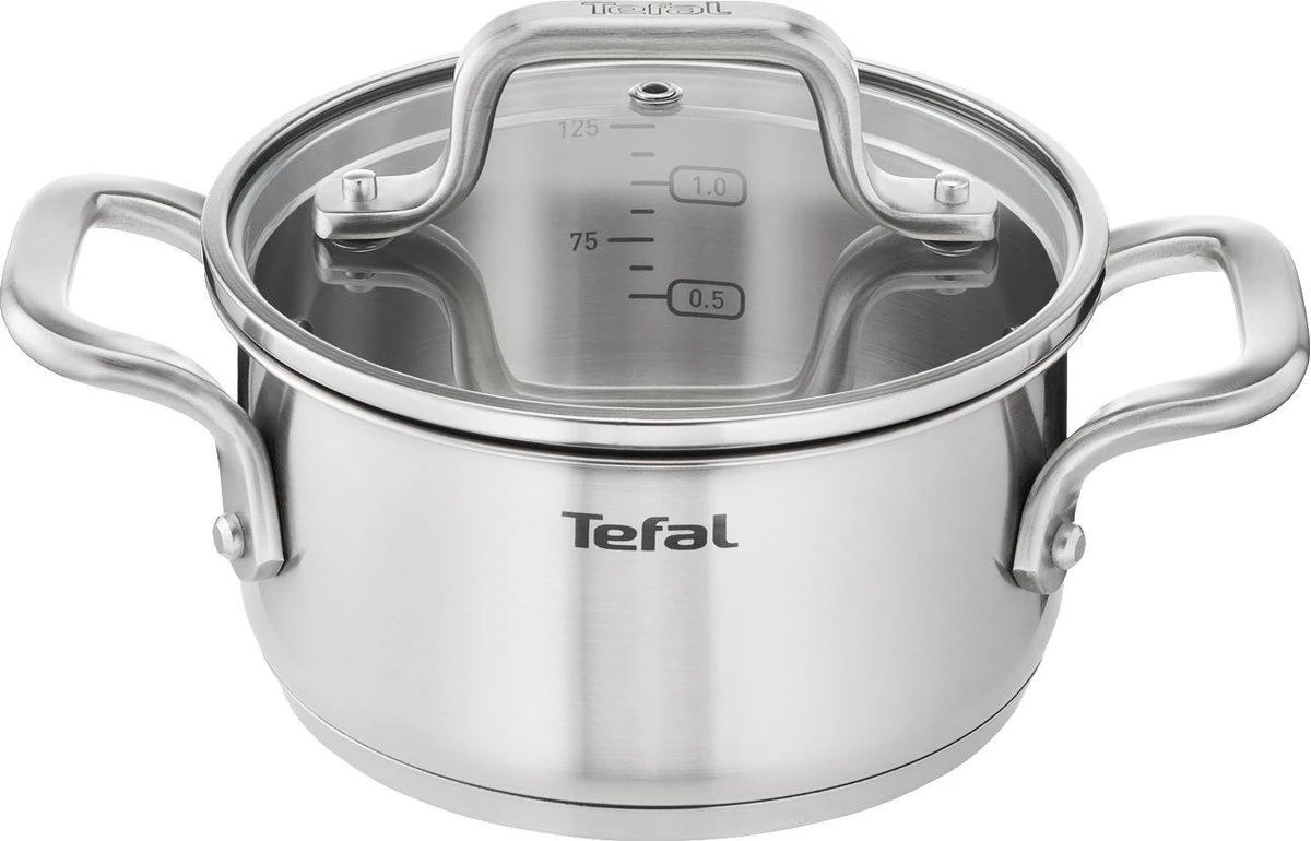 Tefal Virtuoso Pannenset 5 Delig - Hoge Kookpan Ø 22 Cm + Steelpan Ø 16 Cm + Kookpannen Ø 18/20/24 Cm - Afbeelding 8