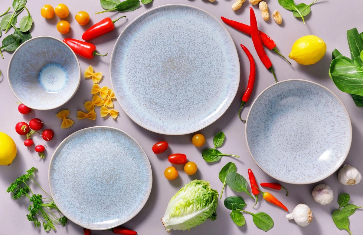 Palmer Serviesset Light Blue Sea Stoneware 6-persoons 24-delig Blauw - Afbeelding 13