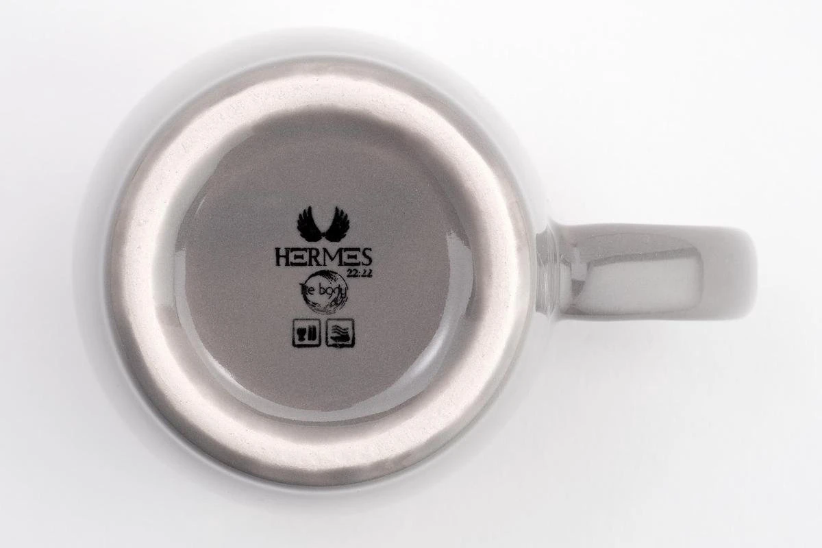 Lite-Body - Hermes - Thee Beker 30cl - Set Van 6 - Grijs - Afbeelding 3