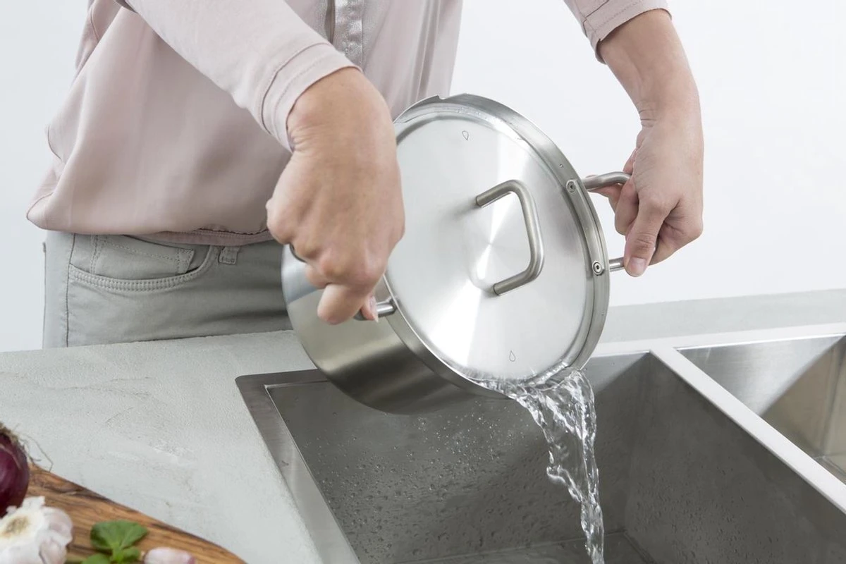 BK Q-linair Master RVS Pannenset - 5-delig - Veilig Afgietsysteem - Afbeelding 11