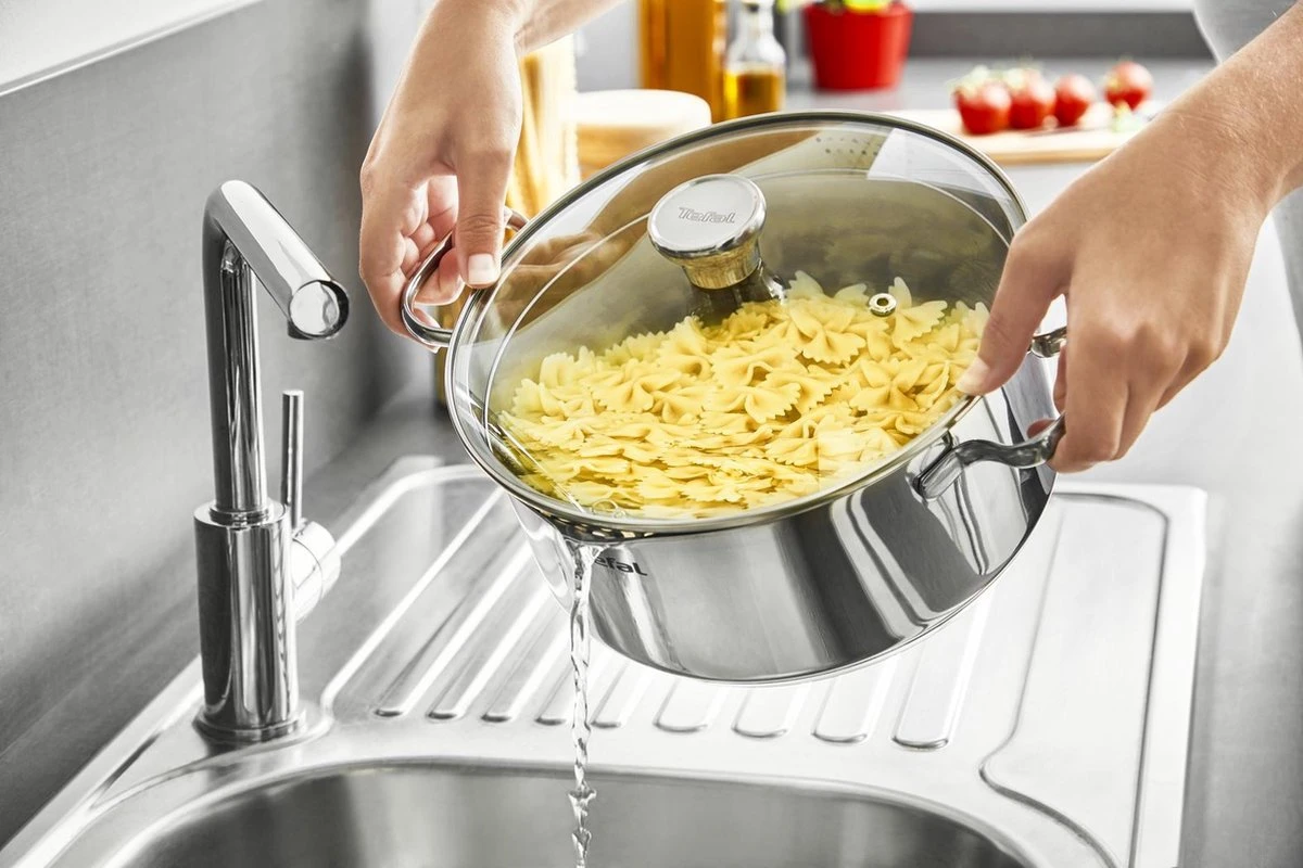 Tefal Duetto 3-delige Kookset - Steelpan Ø 16 Cm, Kookpan Ø 20/24 Cm - Afbeelding 4