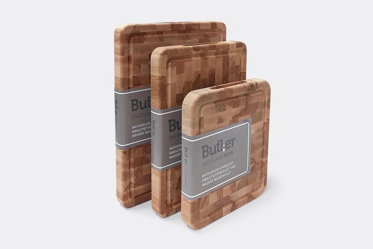 Butler Betulla - Snijplank Met Ril - 40 X 30 Cm - Afbeelding 2