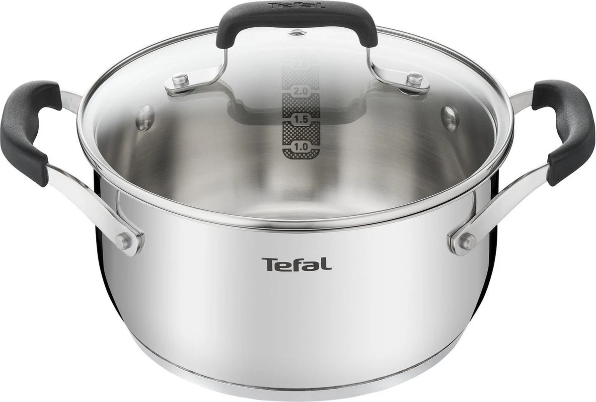 Tefal Cook & Cool E493S6 - Set 3-delig (kookpan 20/24 + Steelpan 16) - Afbeelding 2