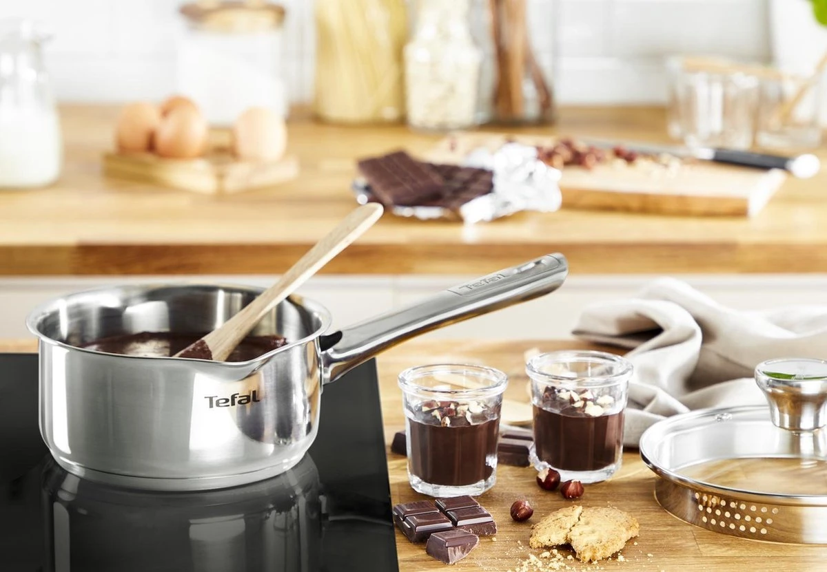 Tefal Duetto Steelpan - Ø 16 Cm - Afbeelding 2