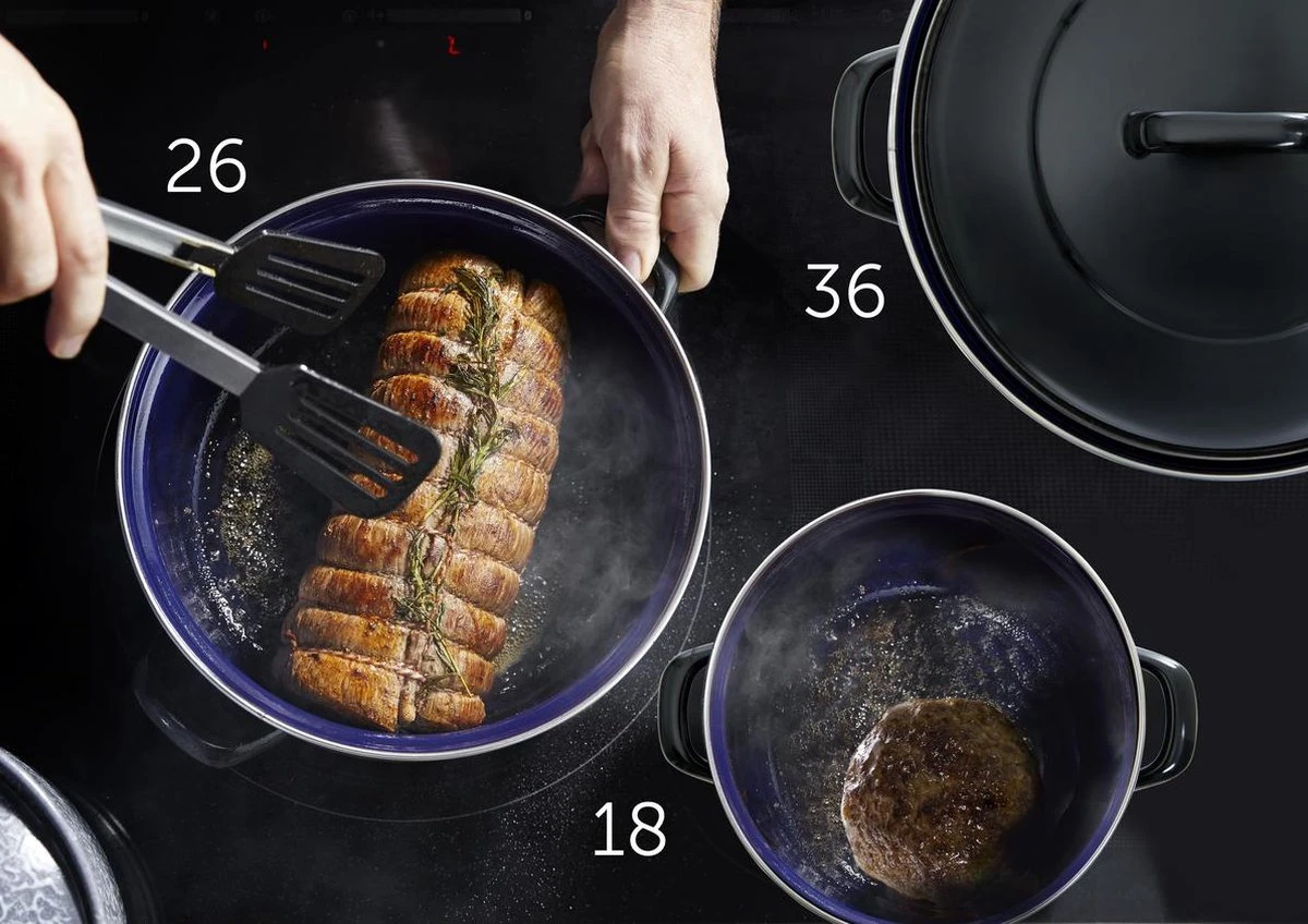 BK Fortalit Braadpan Ø 26 Cm / 3L - Emaille - Inductie - Afbeelding 2