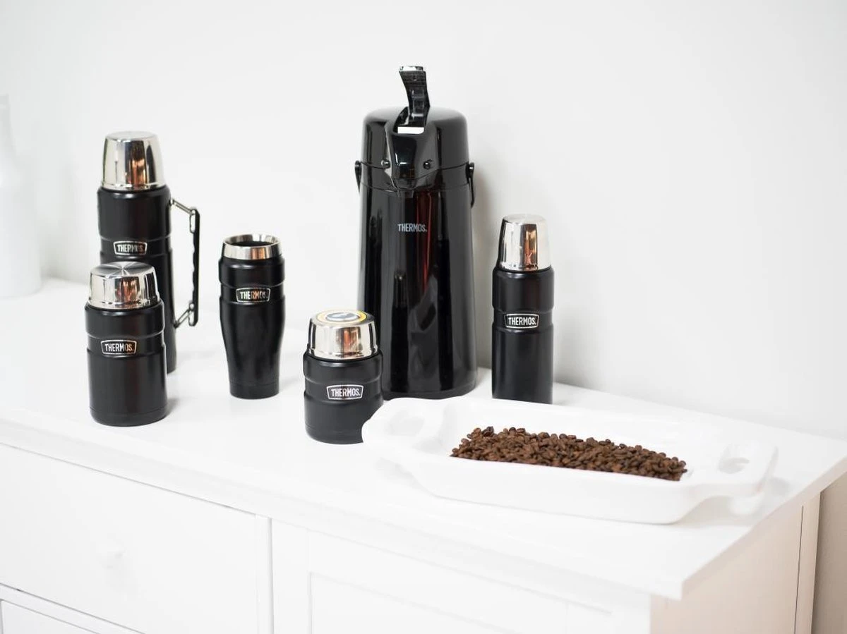 Thermos King Voedseldrager - 47 Cl - Mat Zwart - Afbeelding 6