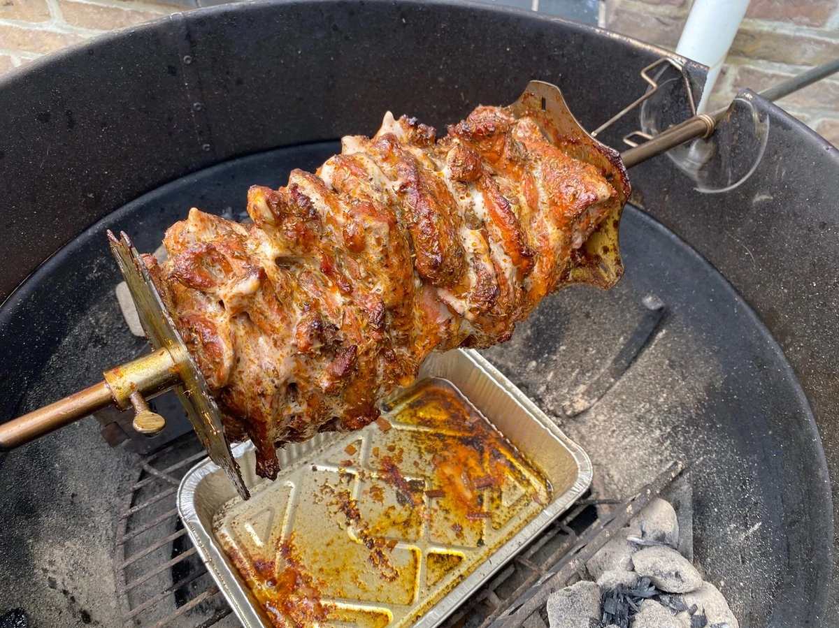 BBQ Rotisserie Kebab Spiezen Set (universele Set Geschikt Voor De Meeste Rotisseries / BBQ Spitten) - Afbeelding 11