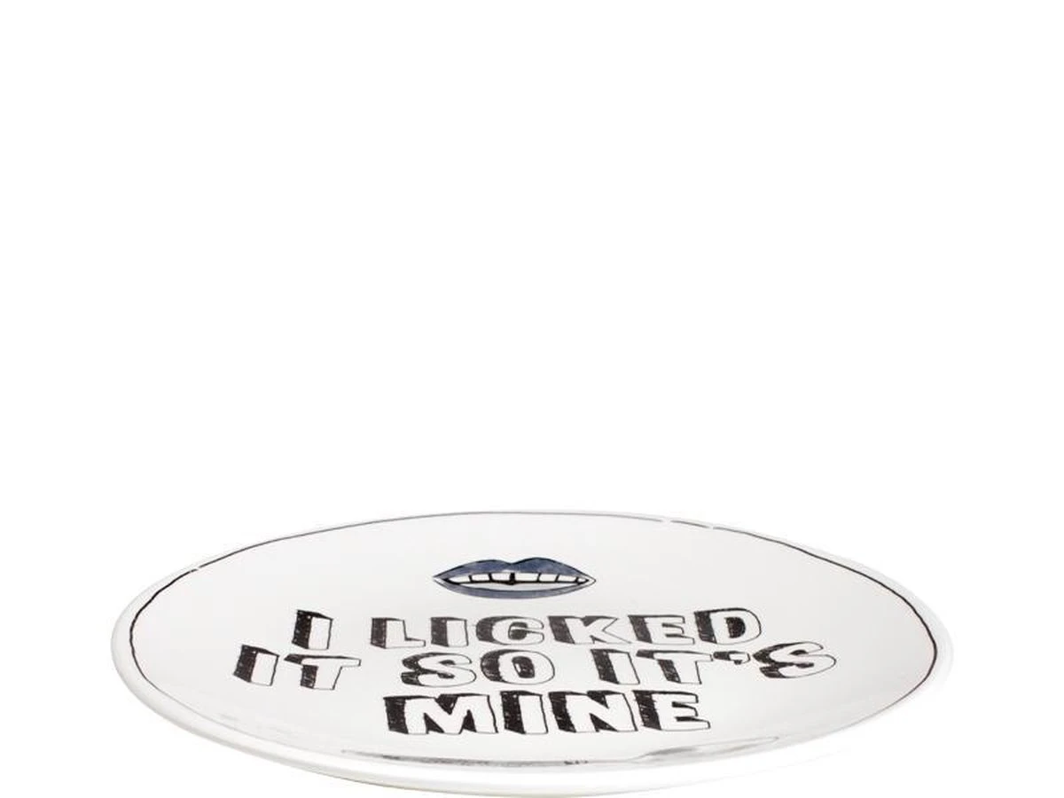 Blond Amsterdam - X Noir - Bord - I Licked - Ø 22 Cm - Afbeelding 2