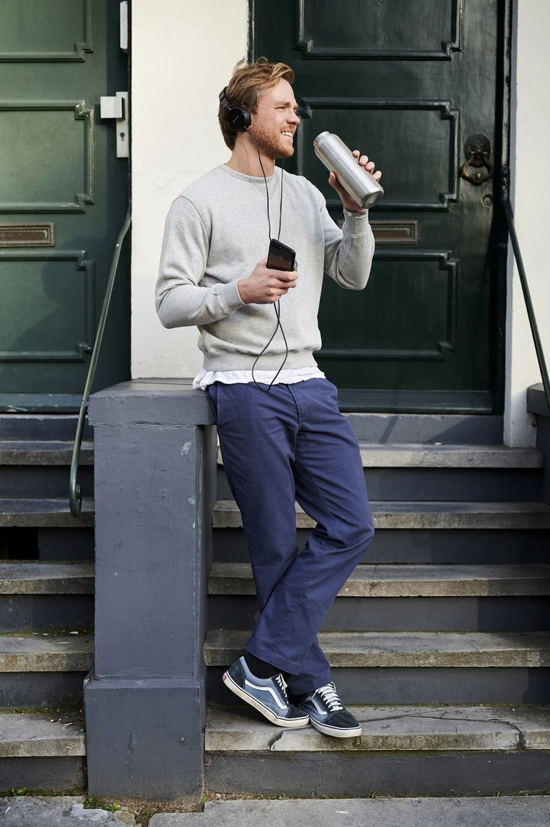 Mepal – Isoleerfles Ellipse 900 Ml – Houdt Je Drankje 12 Uur Warm En 24 Uur Koud – Natural Brushed – Geschikt Voor Bruiswater – Thermosfles – Lekdicht - Afbeelding 11