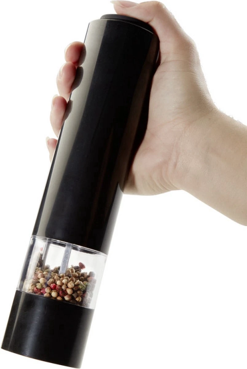 IGOODS Keramiek Elektrische Pepermolen En Zoutmolen - Pepermolen - Zoutmolen - 2 Stuks- Wit - Afbeelding 5