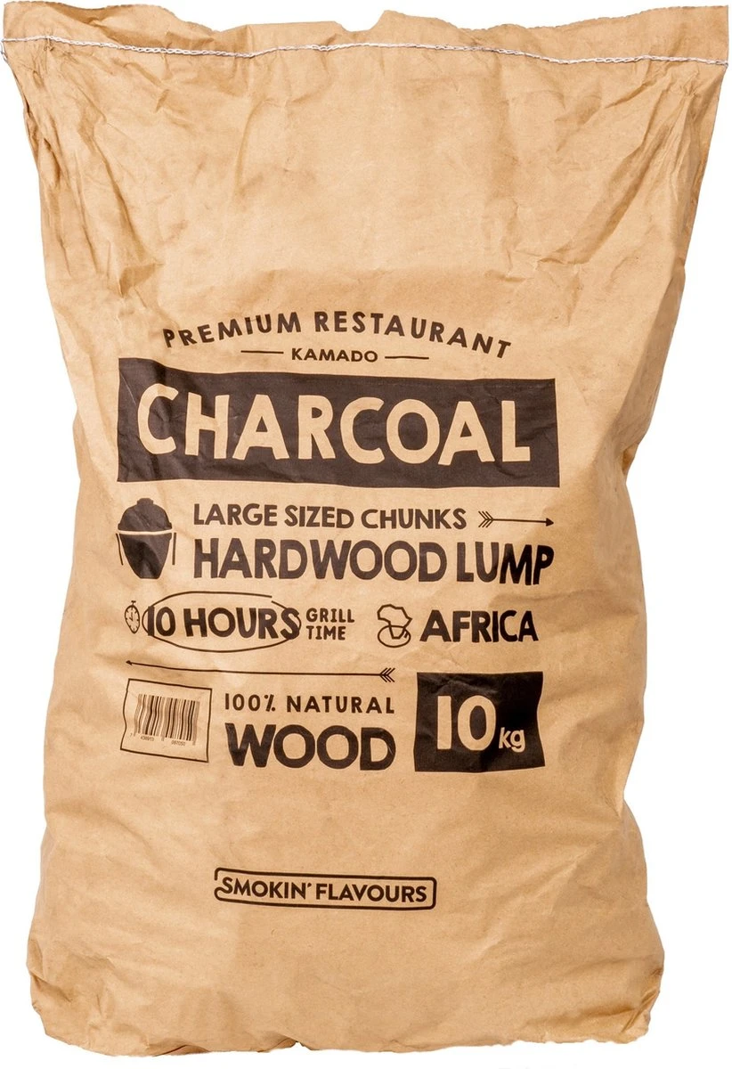 Smokin’ Flavours Gamhar Restaurant Houtskool 10 KG (Zuid Afrika) - Afbeelding 4