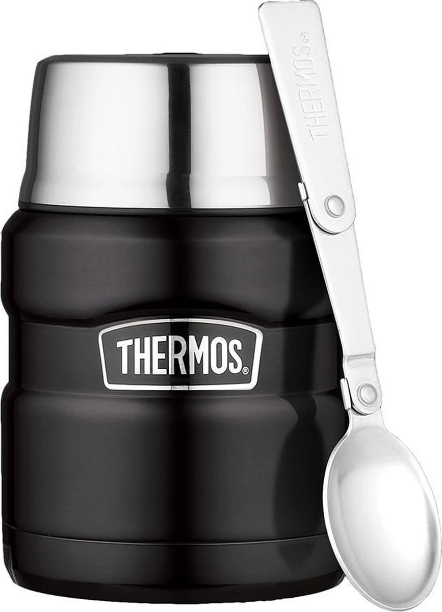 Thermos King Voedseldrager - 47 Cl - Mat Zwart - Afbeelding 7