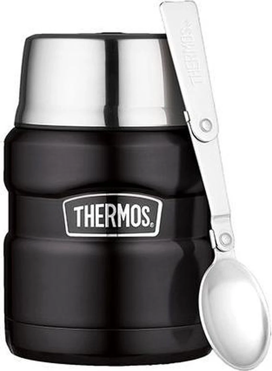 Thermos King Voedseldrager - 47 Cl - Mat Zwart - Afbeelding 10