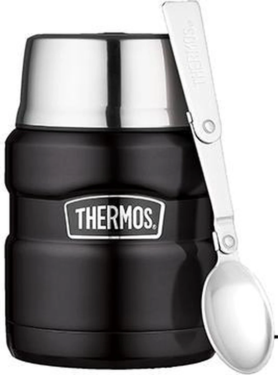 Thermos King Voedseldrager - 47 Cl - Mat Zwart - Afbeelding 9