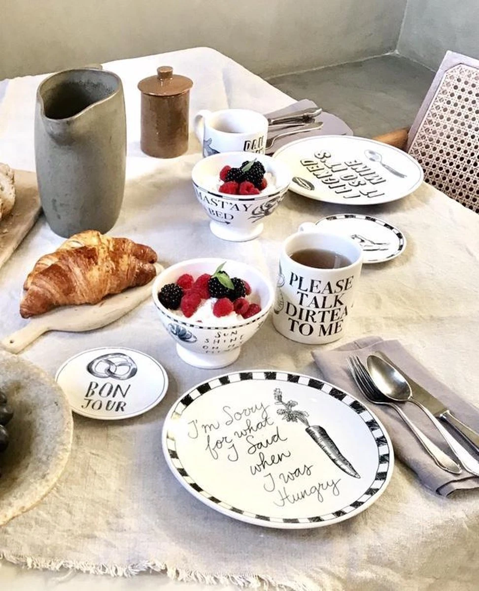 Blond Amsterdam - X Noir - Bord - I Licked - Ø 22 Cm - Afbeelding 3